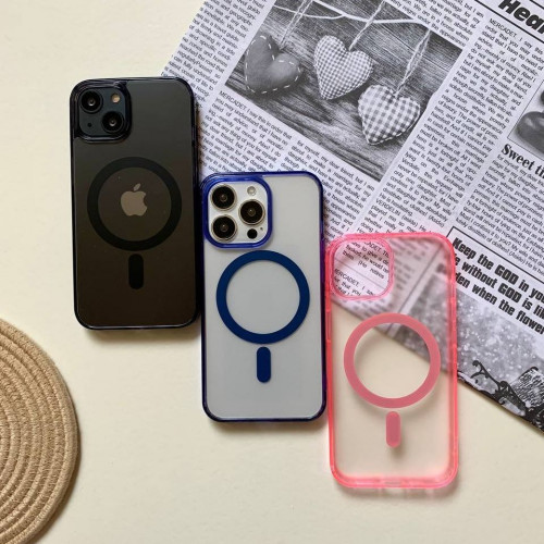 iPhone 13 Mag Safe Transparent Colored  case