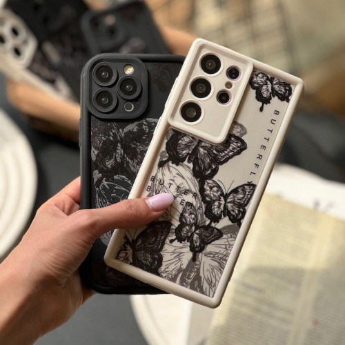 Samsung A70 butterfly solid case