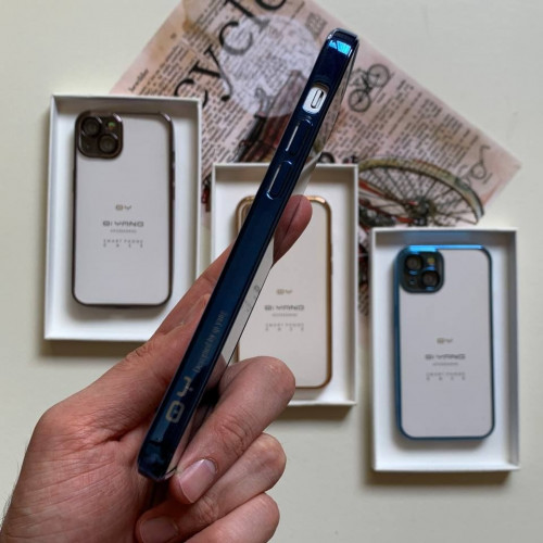  QY Yang protective clear case with lens for iPhone 13
