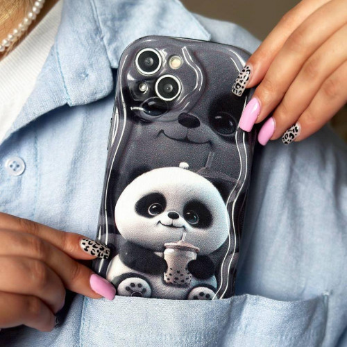 Cute panda Xiaomi Redmi 12 4g phone case