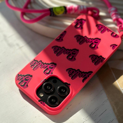 Barbie girl case with iPhone 13 Pro strap