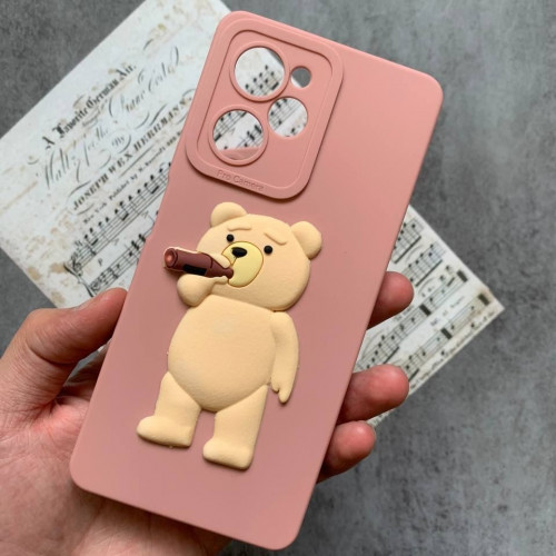 Teddy bear case for Samsung A34 phone