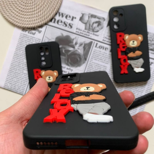 Teddy bear case for Samsung A52s phone