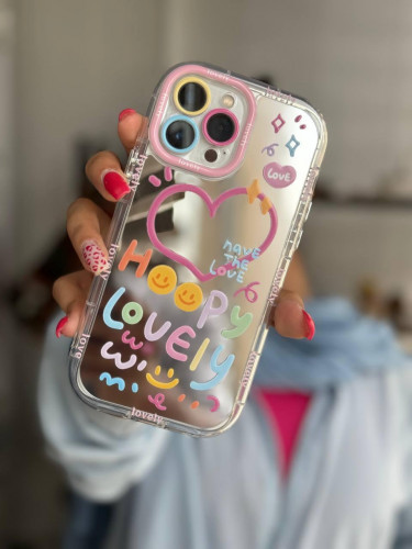 Happy lovely mirror iPhone 13 case
