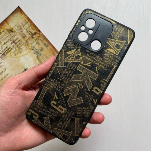 Xiaomi Redmi ۱۲C phone protective lens case with Latin design