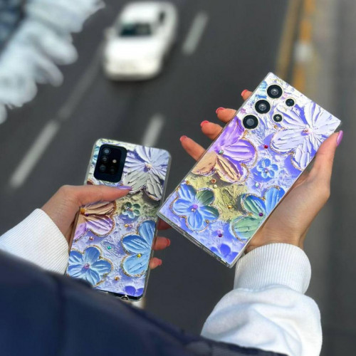 watercolor flower case for Samsung S21 Ultra phone