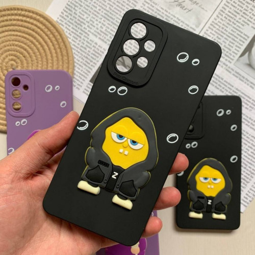Silicone case of Patrick and Spongebob of Samsung A20s phone
