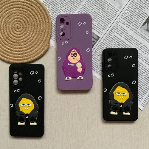 Silicone case of Patrick and Spongebob of Samsung A20s phone