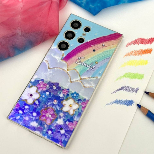 Flower and rainbow case for Samsung A32 ۵g phone