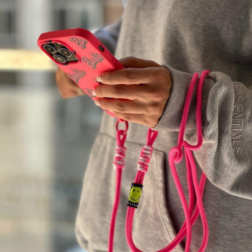 Barbie girl case with iPhone 13 Pro strap